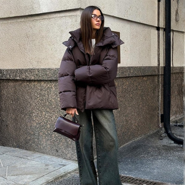 The Aspen Detachable Hood Puffer Jacket