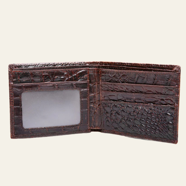 The Aspen Croc-Embossed Leather Wallet