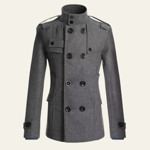 The Regent Double-Breasted Peacoat