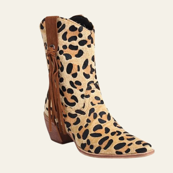 The Sedona Leopard Cowboy Boot