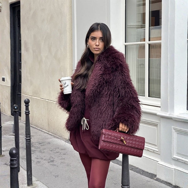 The Verona Burgundy Skirt