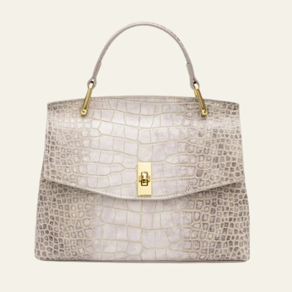 The Milano Structured Top-Handle Shoulder Bag