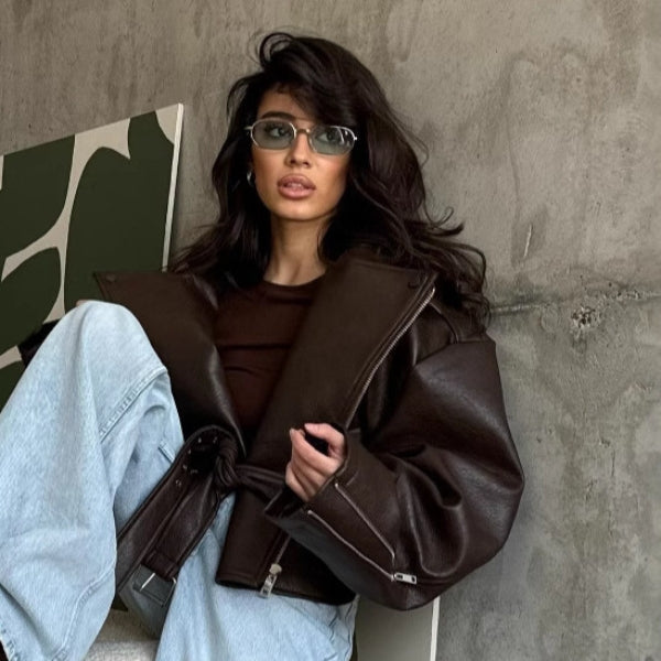 The Soho Belted Moto Jacket