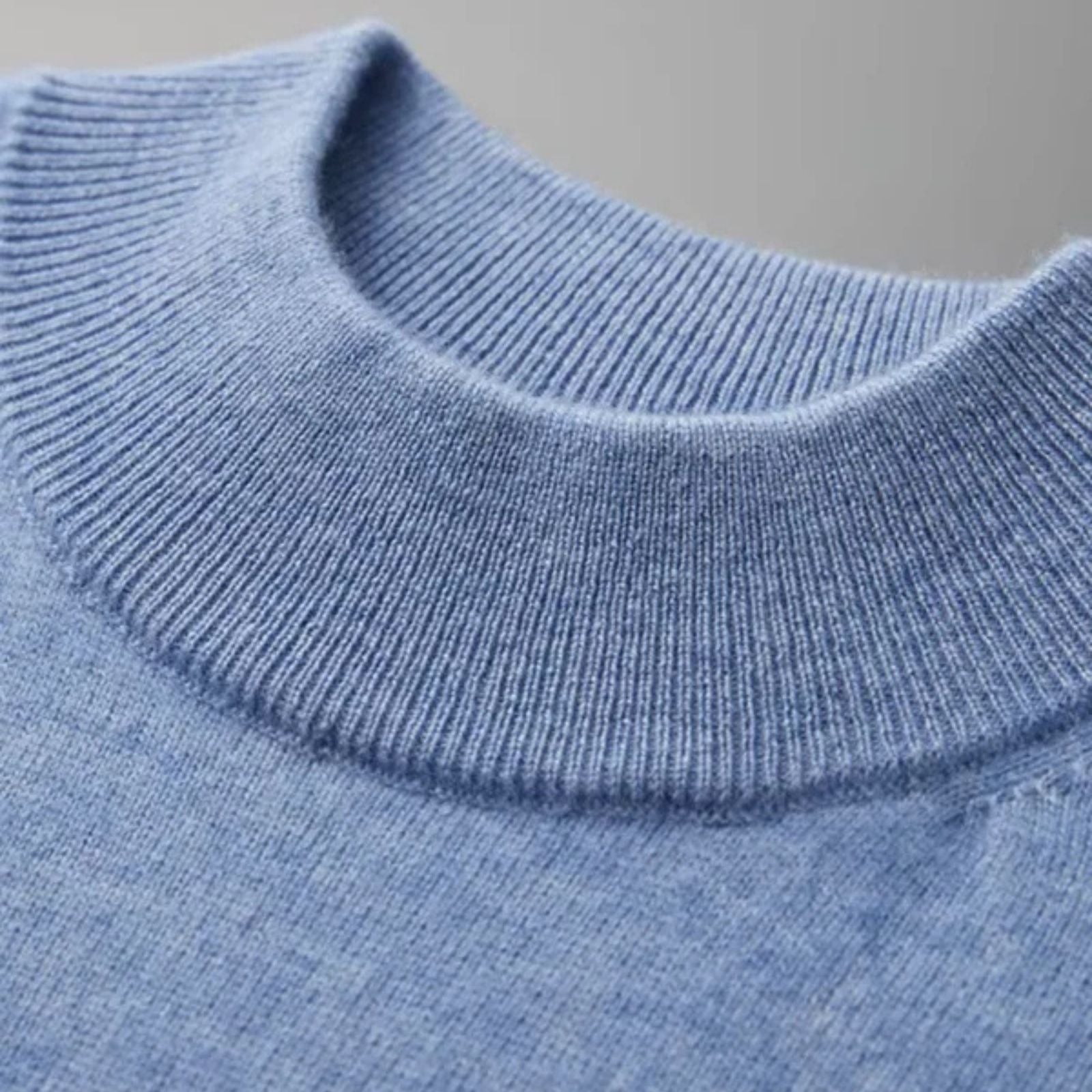 The Vienna Cashmere Mock Neck T-Shirt