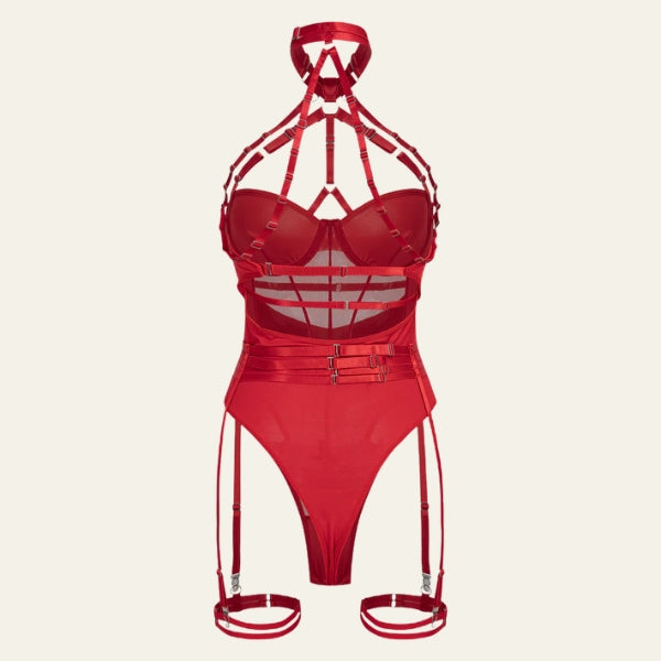 The Tulum Multi-Strap Harness Bodysuit