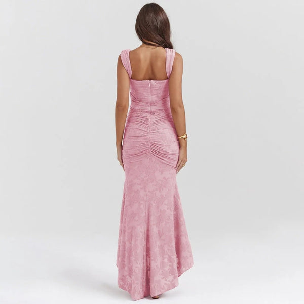 The Charlotte Floral Lace Maxi Dress