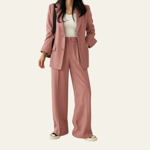 The Milan Tailored Blazer and Wide-Leg Trouser Set