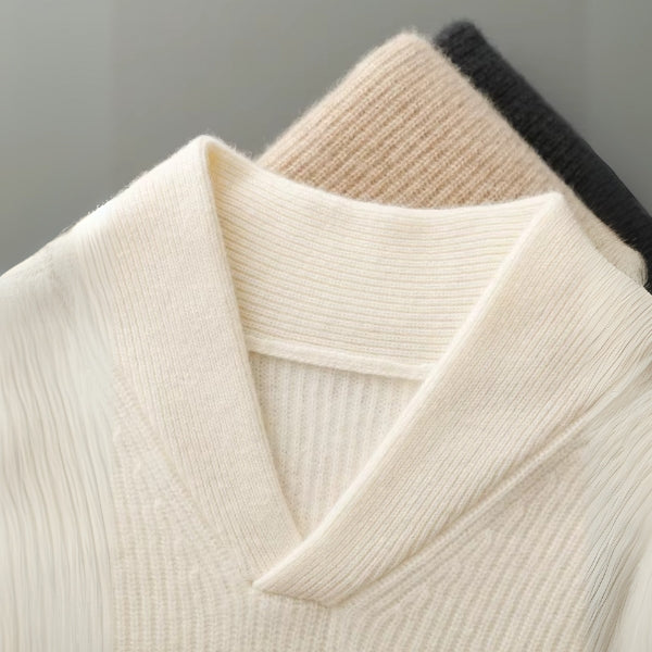 The Verona Cashmere V-Neck Sweater