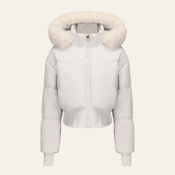 The Amy faux-Fur Hooded Puffer Jacket