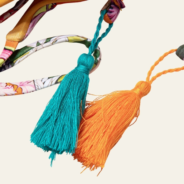 The Maya Scarf-Hem Bikini Set