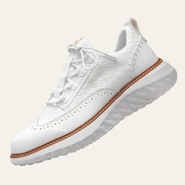 The Riviera Textured Weave Sneakers