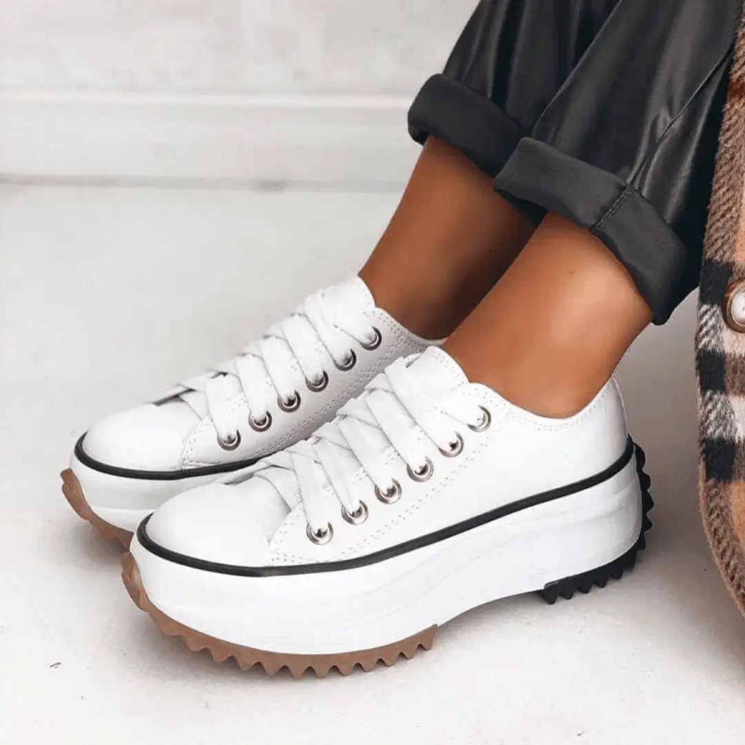 The Milan Platform Lug-Sole Sneakers