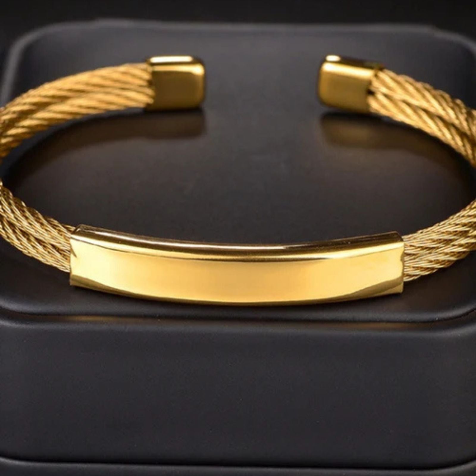 The Geneva Steel Torque Cuff