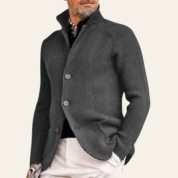 The Como Textured Button Cardigan