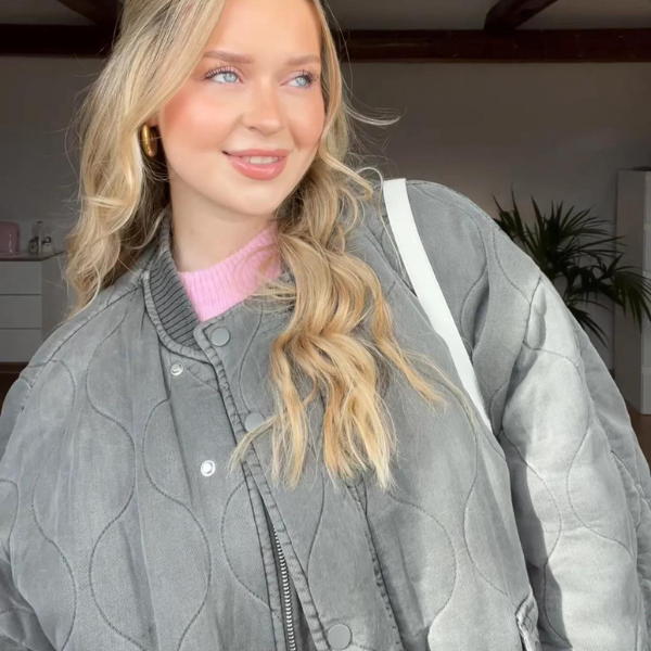 The Oslo Quilted Bomber Jacket