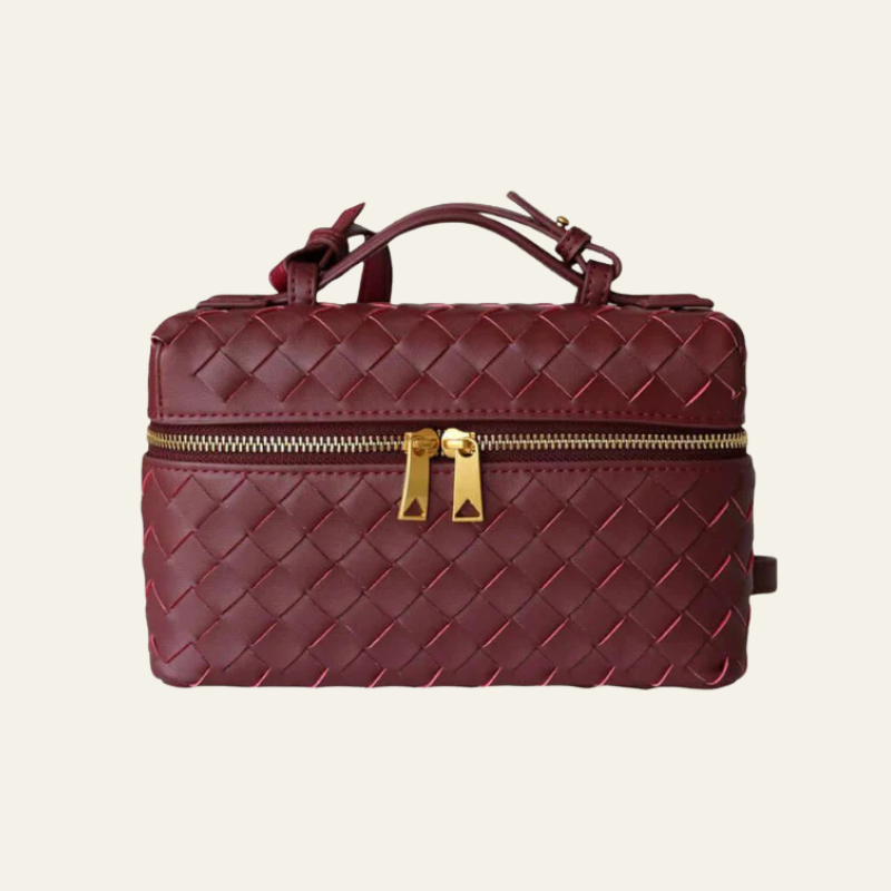 The Turin Woven Leather Duffel