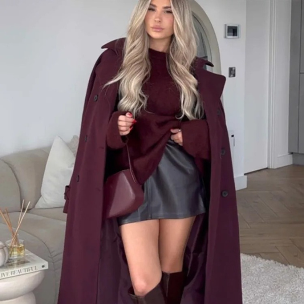 The Bordeaux Wool Heritage Coat