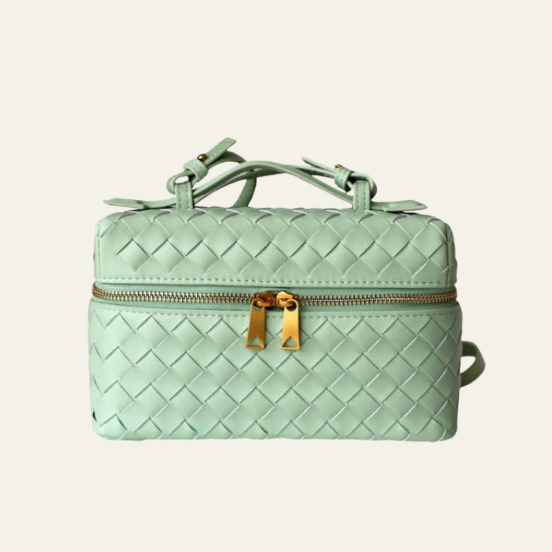 The Turin Woven Leather Duffel
