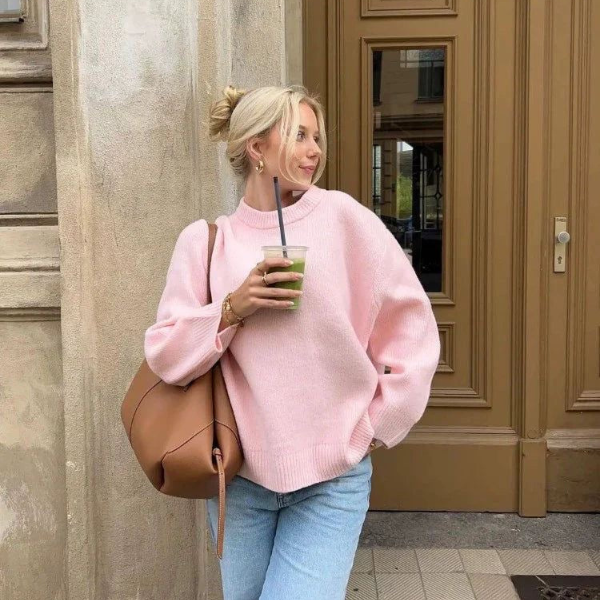 The Nice Pink Knit Sweater