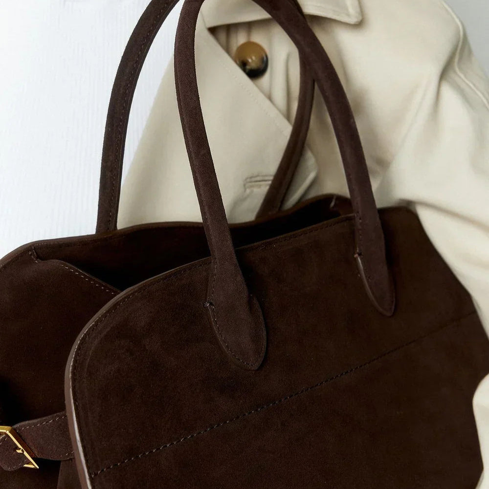 The Verona Suede Tote