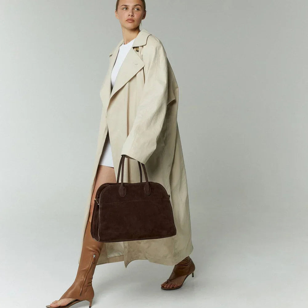 The Verona Suede Tote