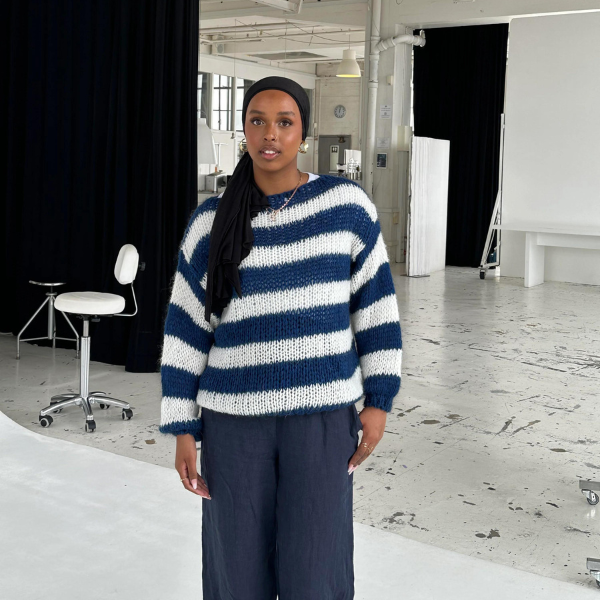 The Riviera Striped Knit Sweater