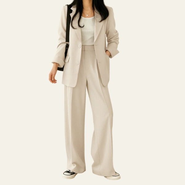 The Milan Tailored Blazer and Wide-Leg Trouser Set