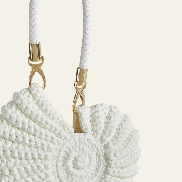 The Sorrento Shell-Shaped Woven Bag