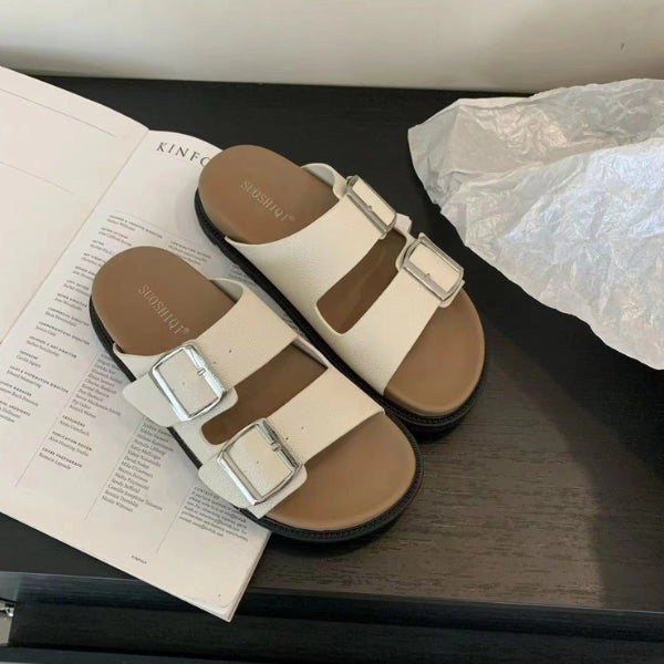 The Riviera Buckle-Strap Sandals