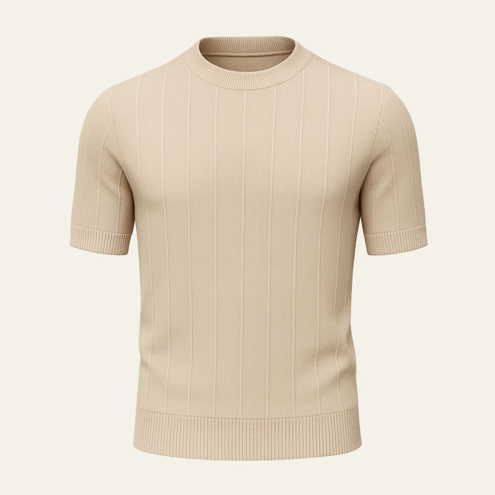 The Cannes Ribbed Knit Tee
