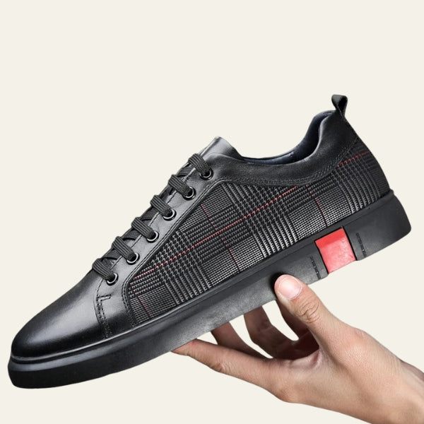 The Kyoto Plaid-Panel Sneaker