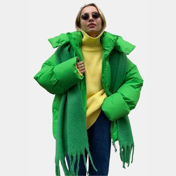 The April Oversized Hooded Puffer Coat