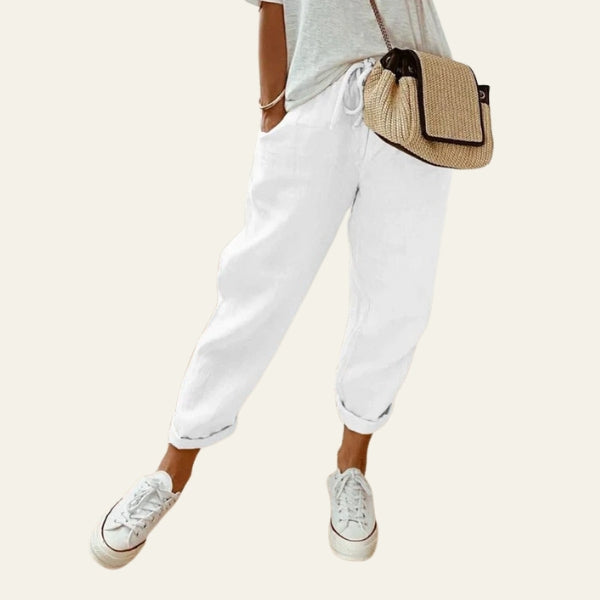 The Riviera Drawstring Tapered Trousers