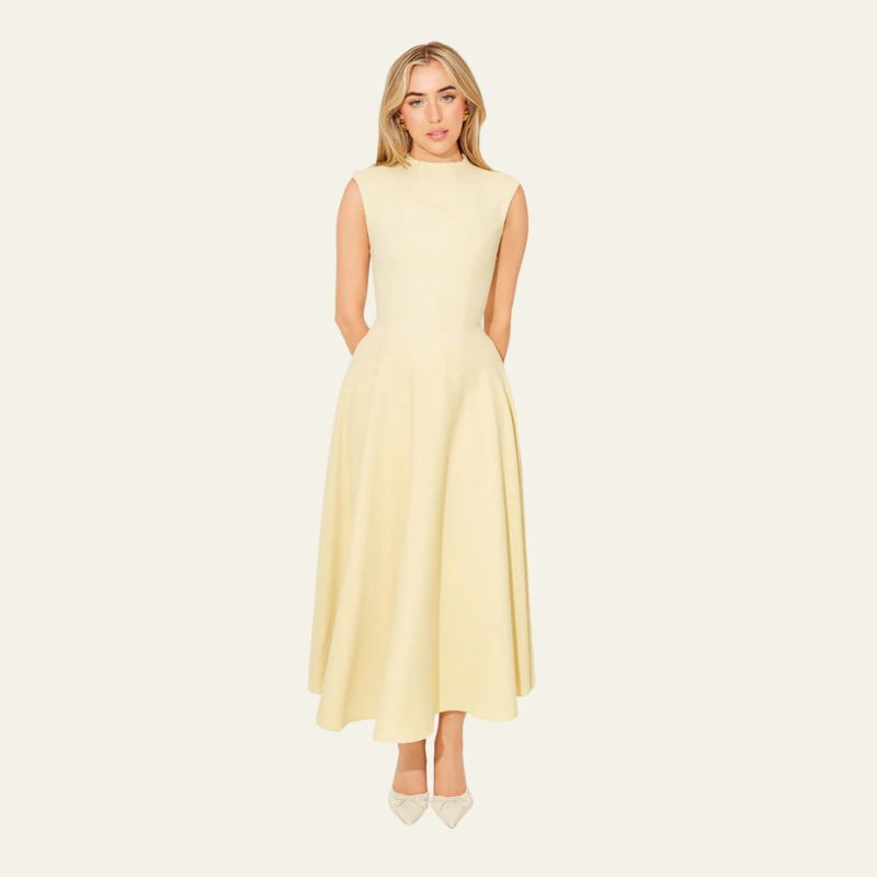 The Amalfi Structured Midi Dress