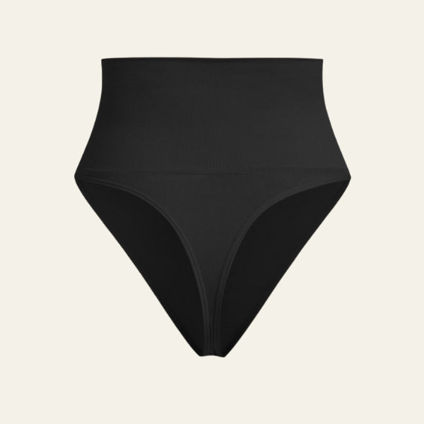 The Sculpt High-Rise Ribbed Thong Set