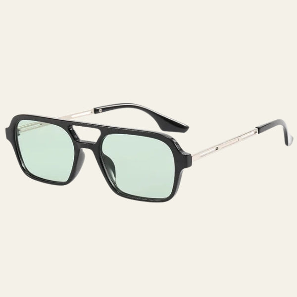 The Capri Double-Bridge Square Sunglasses