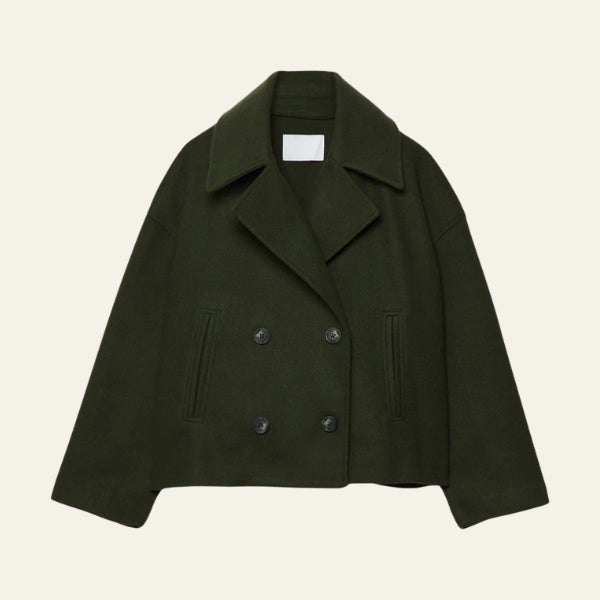 The Kyoto Double-Breasted Short Coat