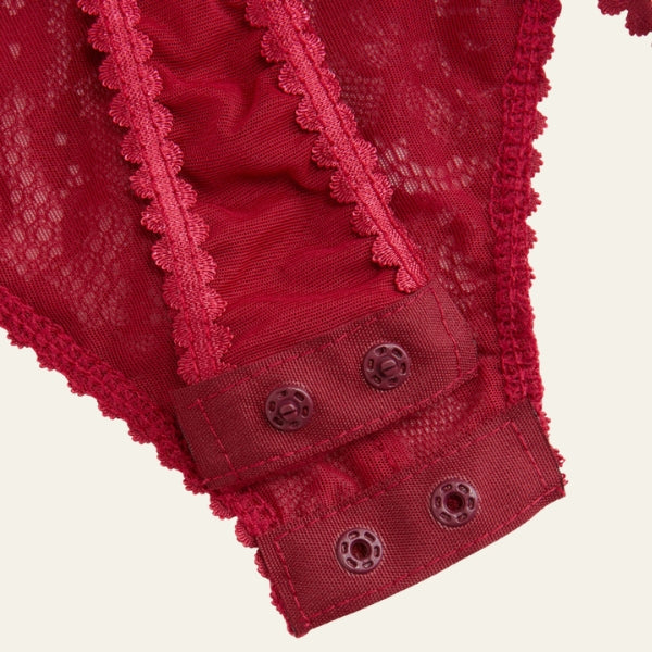 The Parisian Ruffle Lace Bodysuit