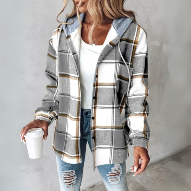 The Bergen Plaid Hooded Jacket