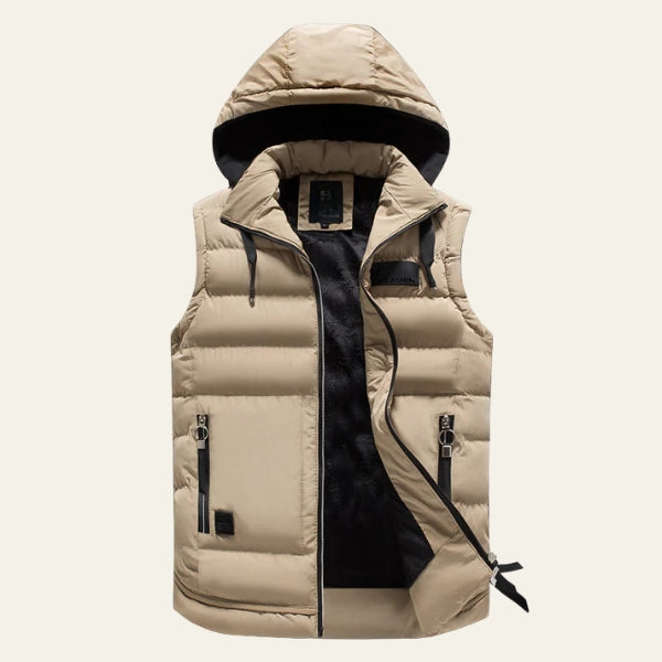 The Aspen Padded Hooded Vest