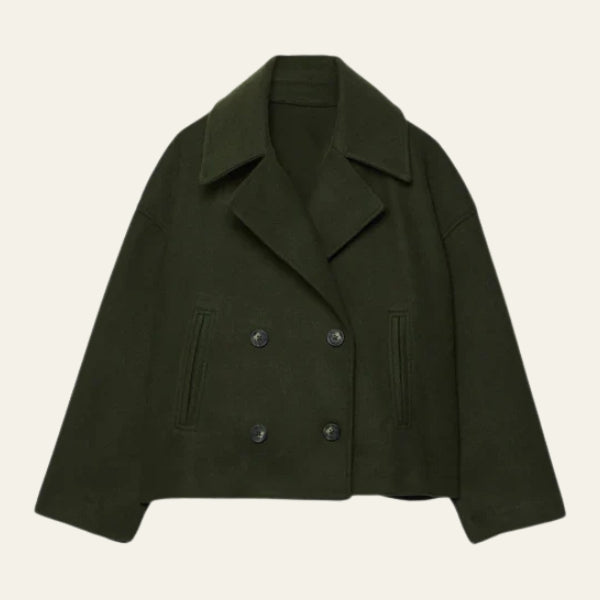 The Copenhagen Wool Cropped Coat