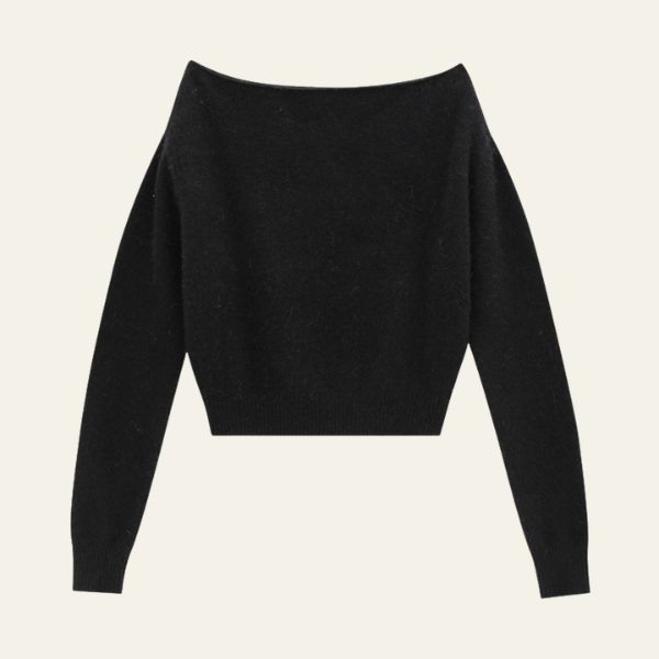 The Lucerne One-Shoulder Sweater