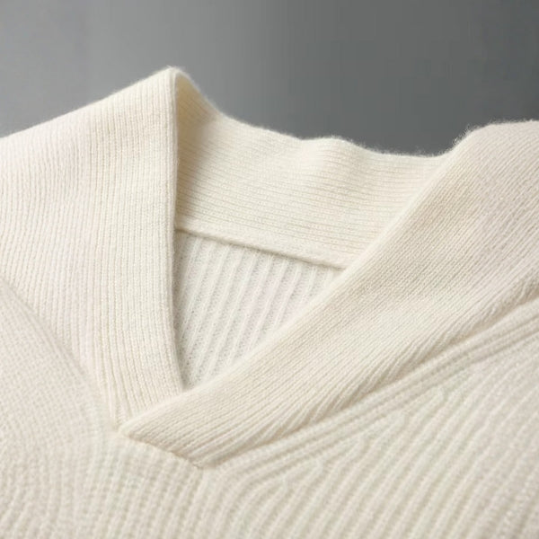 The Verona Cashmere V-Neck Sweater