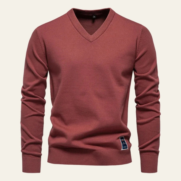 The Marseille Knit V-Neck Sweater