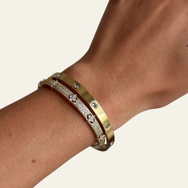 The Cannes Pavé Panel Cuff