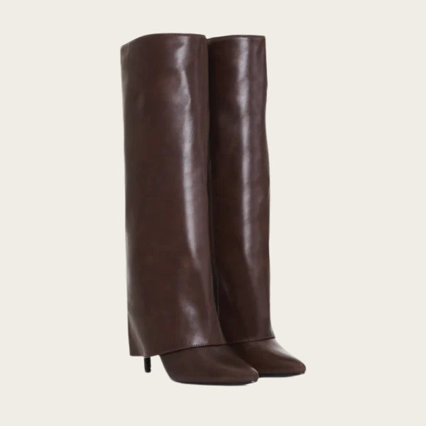 The Milan Sculpted Leather Boot
