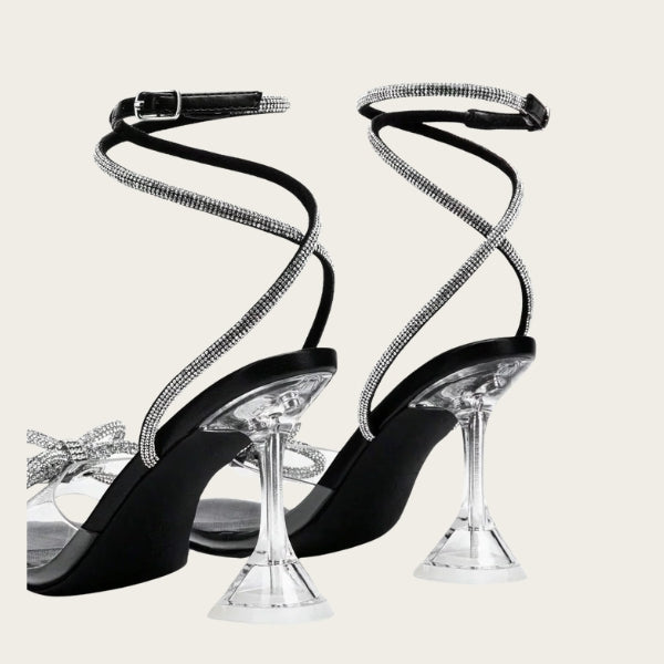 The St. Tropez Crystal Wrap Heel