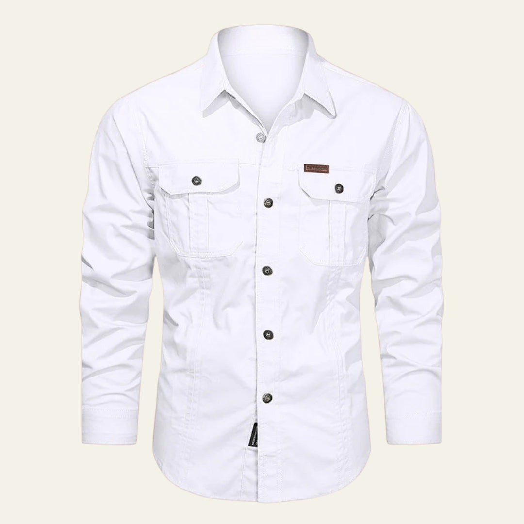 The Atlas Utility Pocket Long-Sleeve Shirt