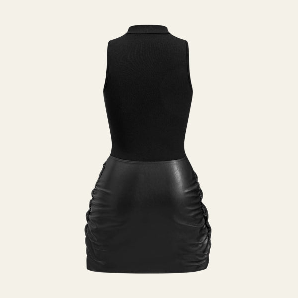 The Emilia Draped Mini Dress