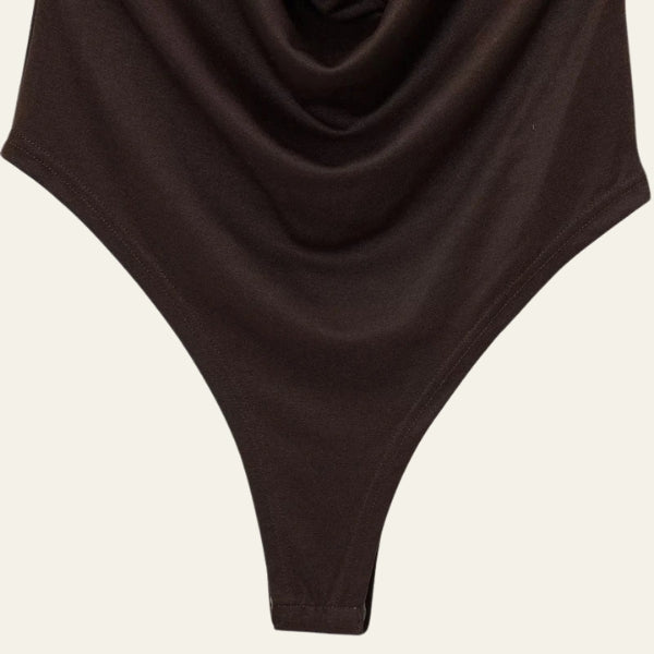 The Capri Metal-Ring Halter Bodysuit